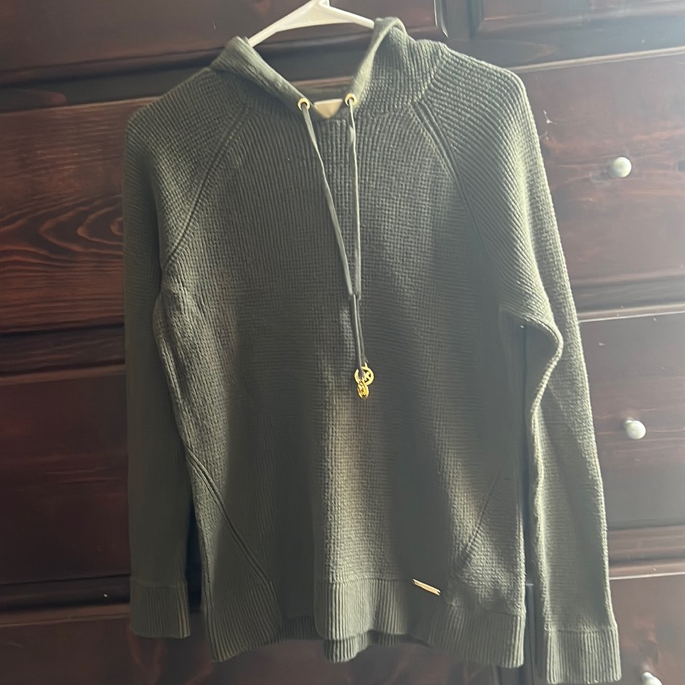 Michael Kors Hooded Green Sweater